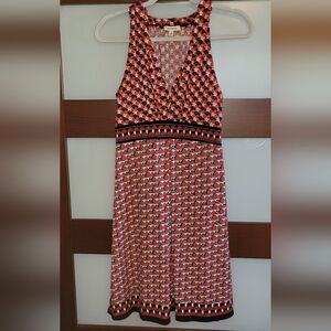 Max Studio Red and Black Polka Dot Dress Size Small